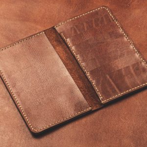 Brown Long Bifold Wallet
