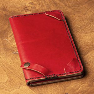 Red Long Bifold Wallet