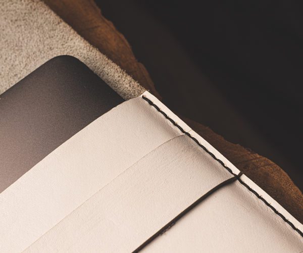 White Macbook Sleeve Detail